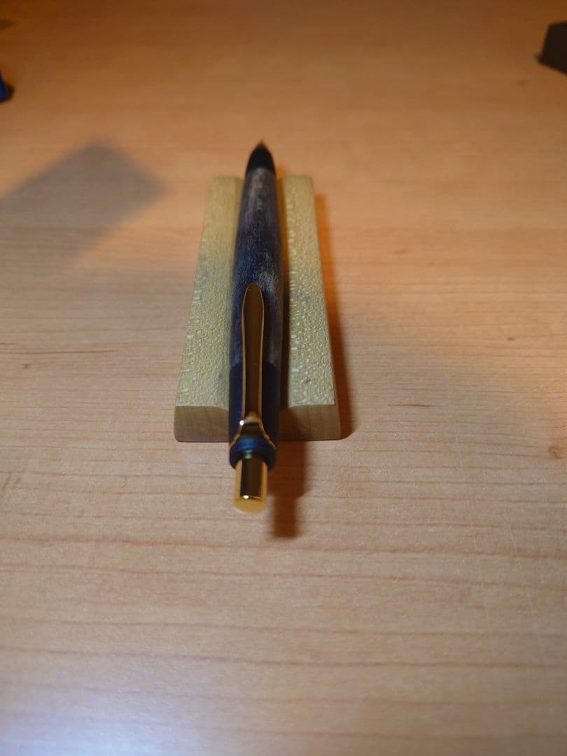 ボナン　黒柿　シャープペンシル　真鍮金具　木軸ペン　ボナンペン