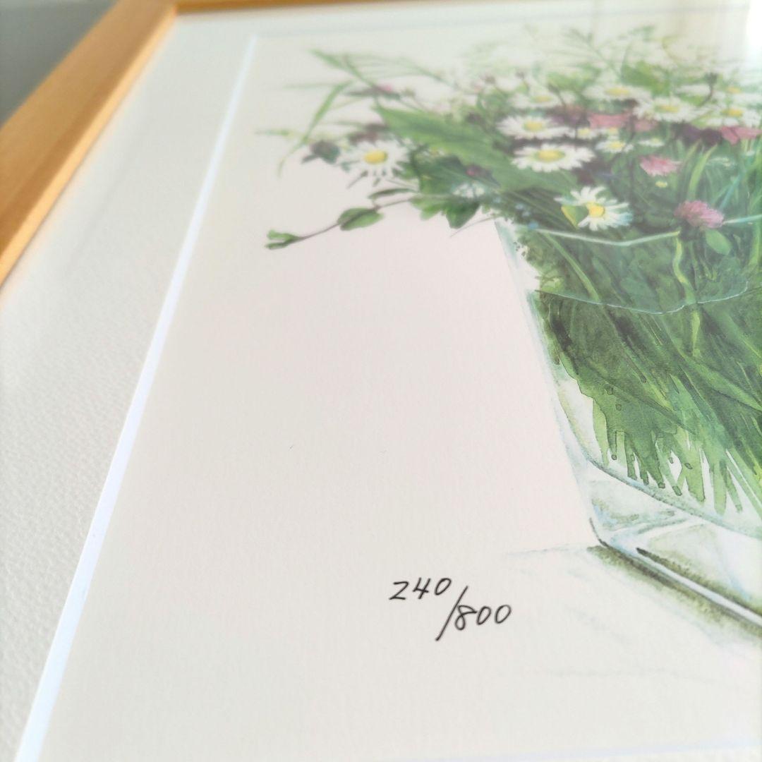 橋本 不二子 限定版画 額装 ☆直筆サイン・エディション有☆ちょっと大きめサイズ