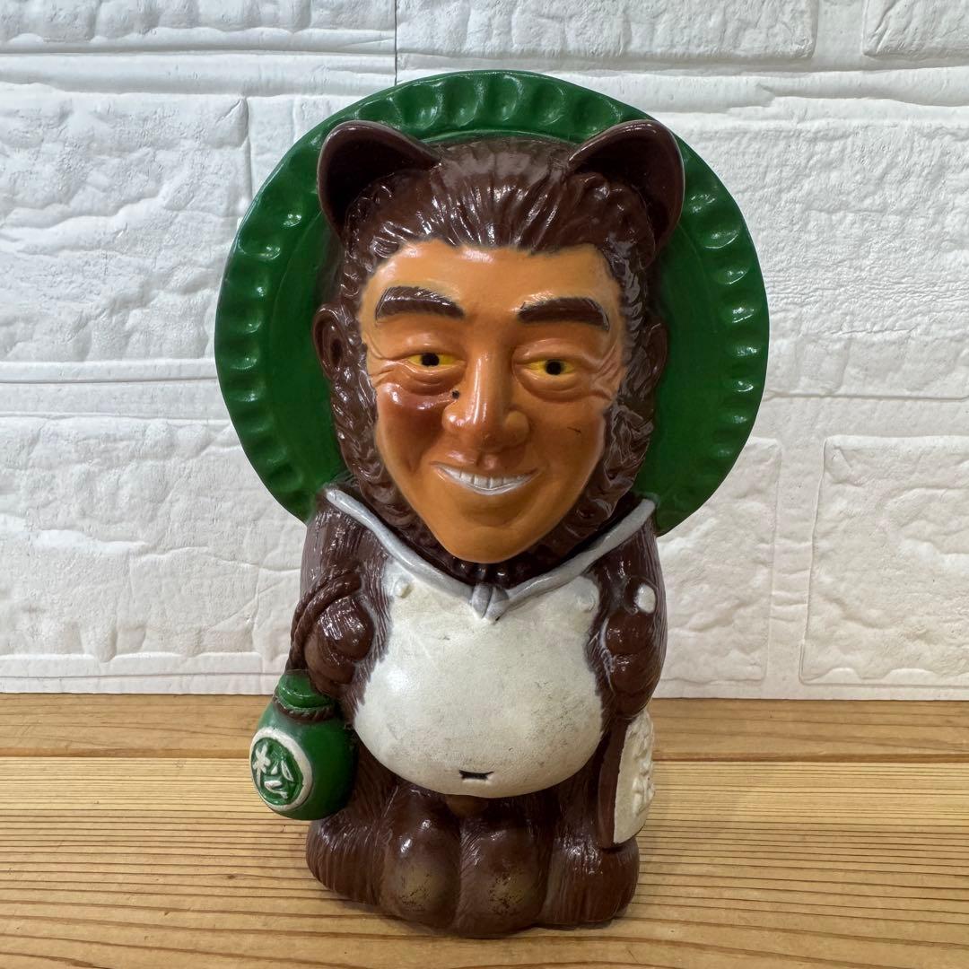 最終値下げレア 天才たけしの元気が出るテレビ 松方弘樹 松方たぬき ソフビ貯金箱