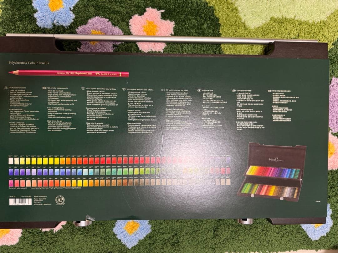FABER-CASTELL ポリクロモス　木箱 120色　水彩色鉛筆セット