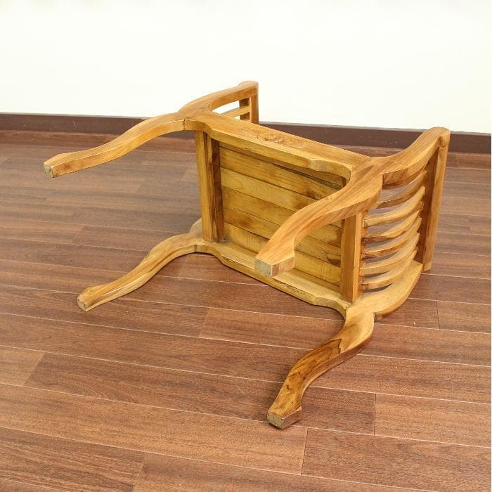 新品 アジアン チーク家具 無垢 デザインスツール リゾートチェア 椅子 腰掛