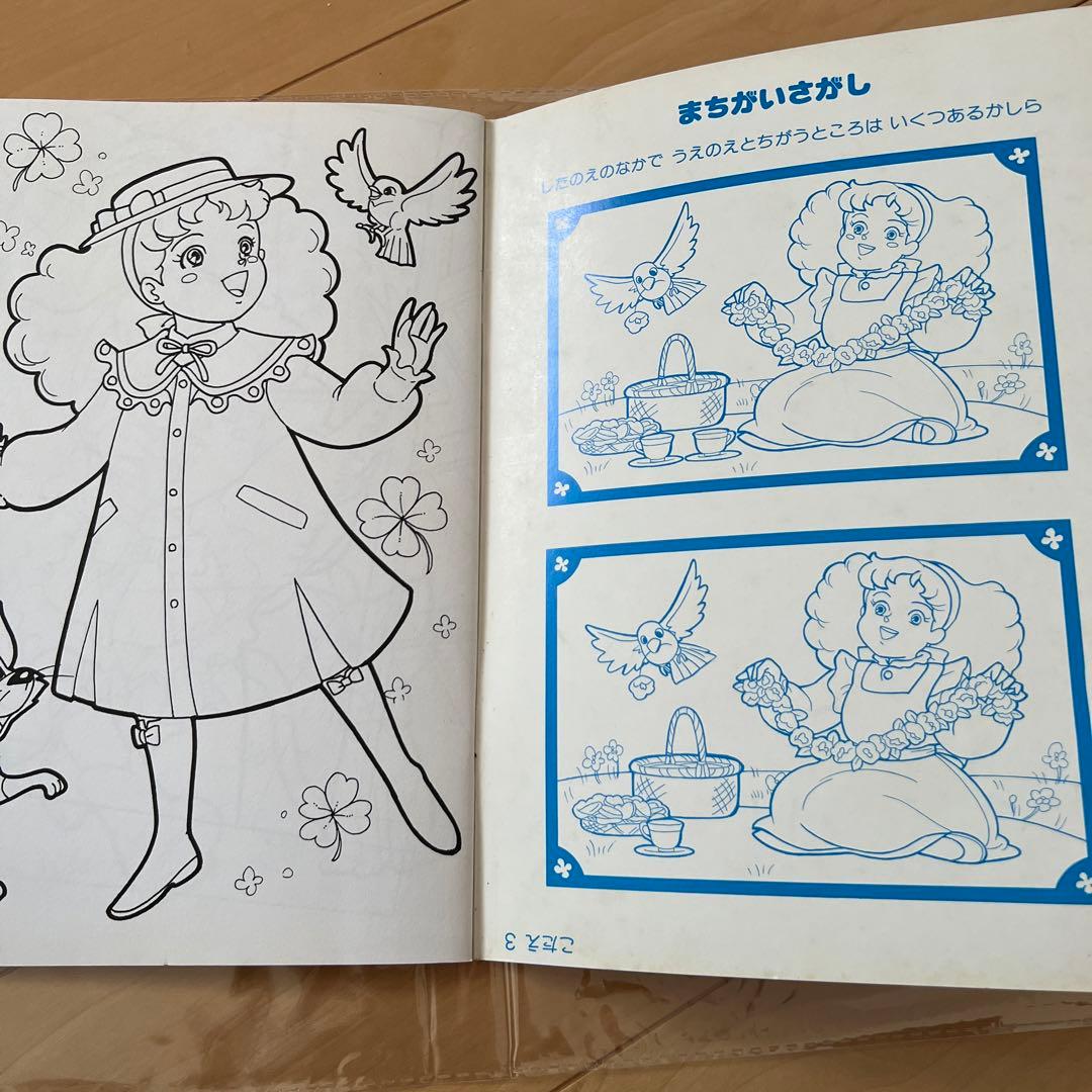 【新品未使用】レトロ　レア　セイカのぬりえ　ひみつの花園　希少　アニメ　入手困難