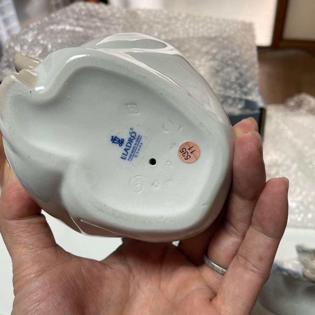 保管品　リヤドロ　LLADRO 天使の考えごと　トランペット　セット1109a1