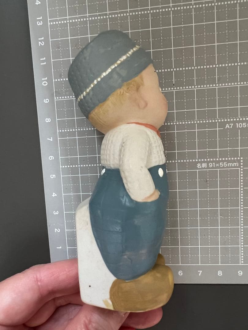 アンティーク ドイツ製 グーグリードール リペイント11cm