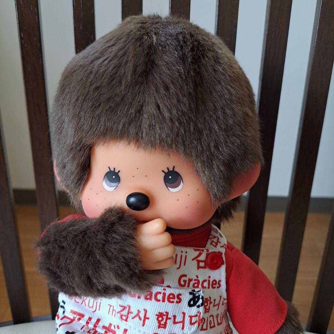 【稀少】モンチッチ 男の子　Mサイズ　セキグチ　ぬいぐるみ　「ありがとう」
