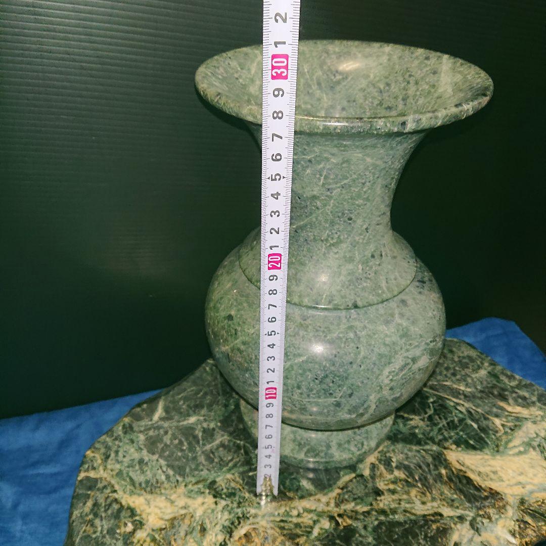 レトロ、大理石花瓶、土台付き