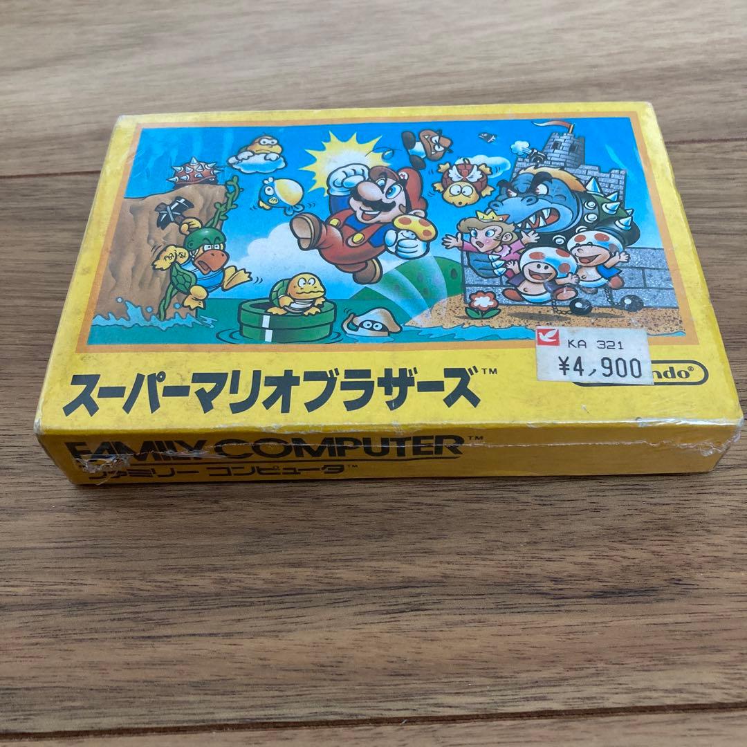 【初版FFマークなし】スーパー マリオ ブラザーズ　ファミコン　シュリンク付き