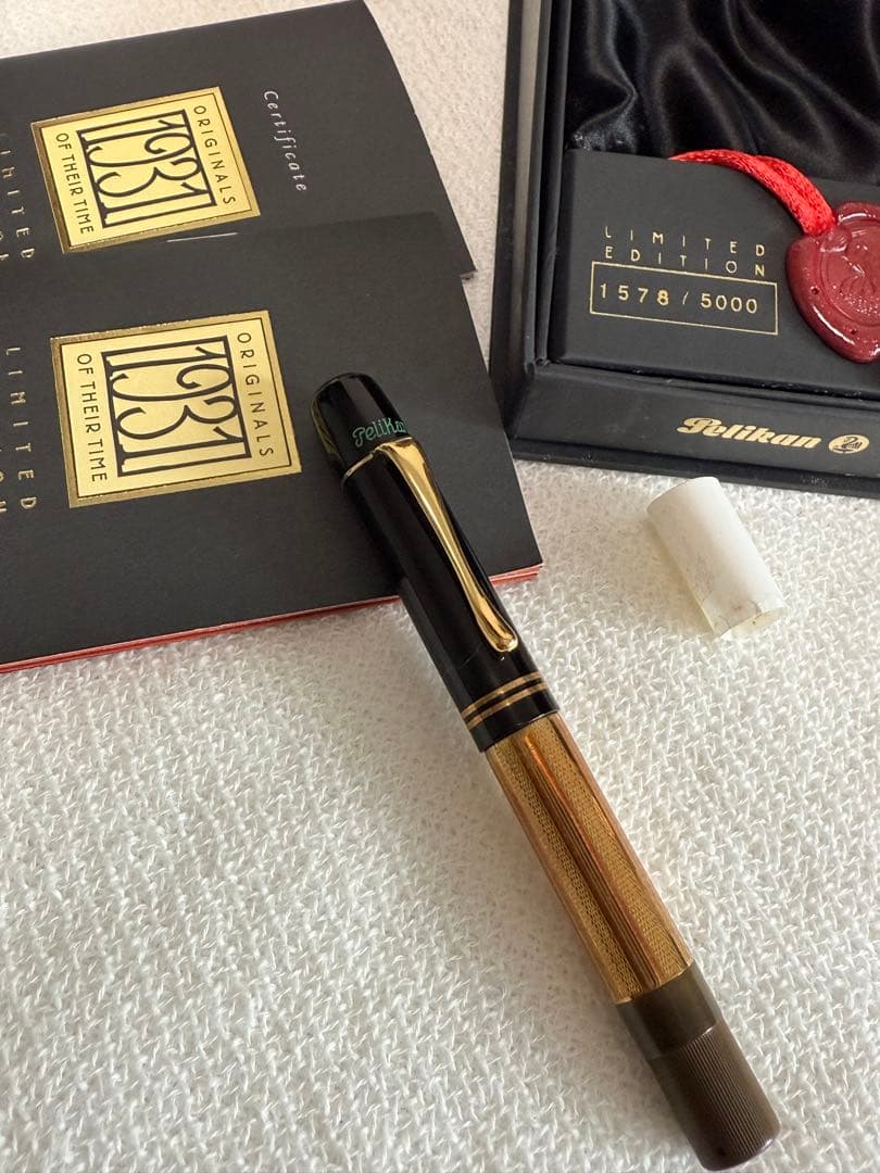 ペリカン万年筆1931、限定品、18K