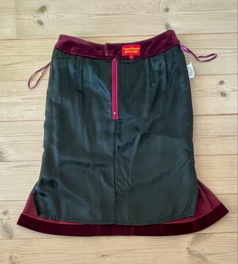 値下げ《レア》ユーズド》ヴィヴィアンウエストウッドRL⭐︎ベルベットスカート