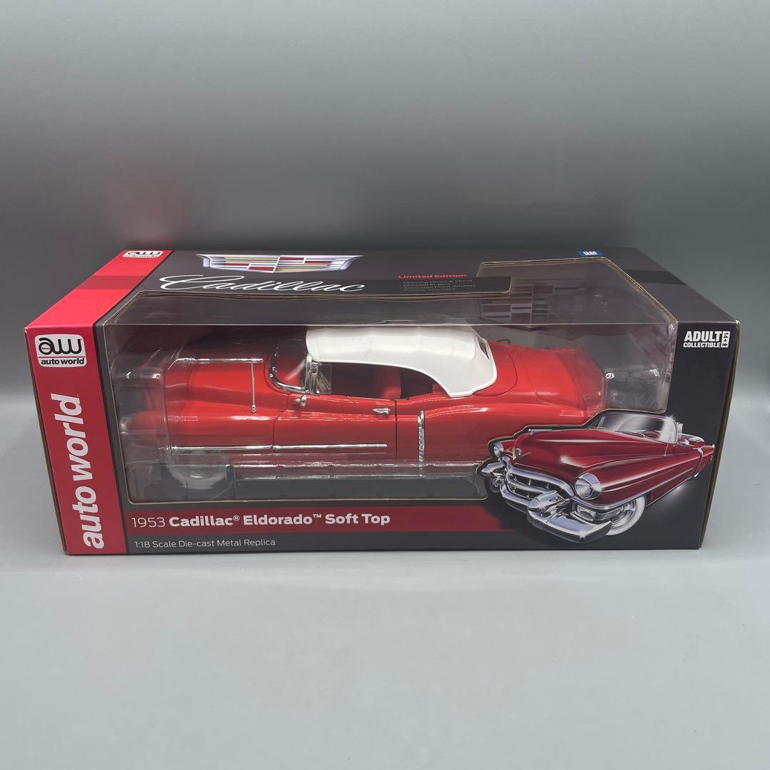 1/18 1953 キャデラック エルドラド レッド×ホワイト