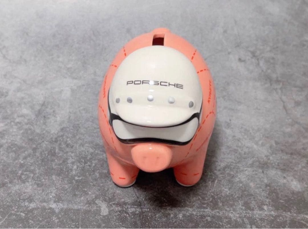 ポルシェ　ピンクピッグ　陶磁器　Porsche PINK PIG 貯金箱　レア品