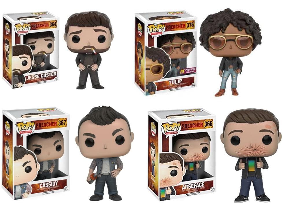 Funko Pop『プリーチャー』4体セット ジェシー チューリップ キャシディ