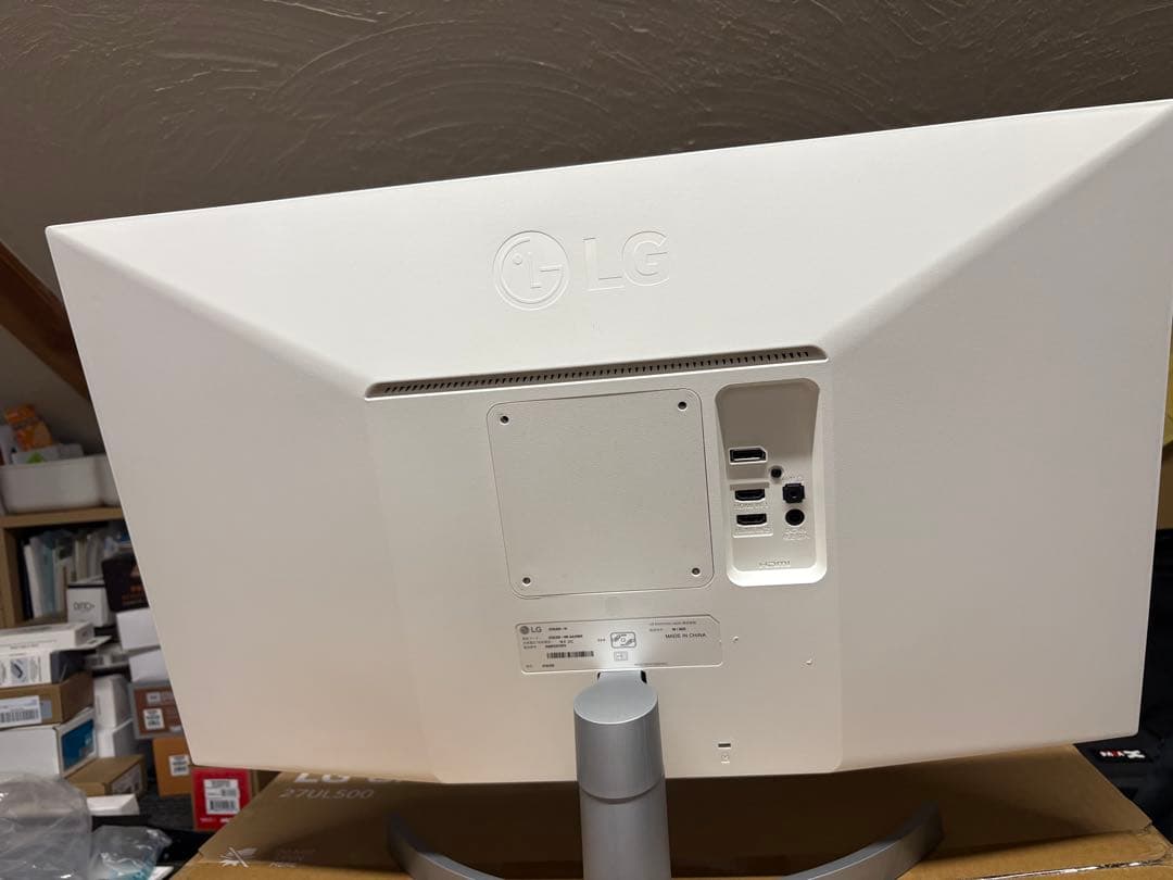 LG 4Kモニター ディスプレイ 27UL500-W 27インチ