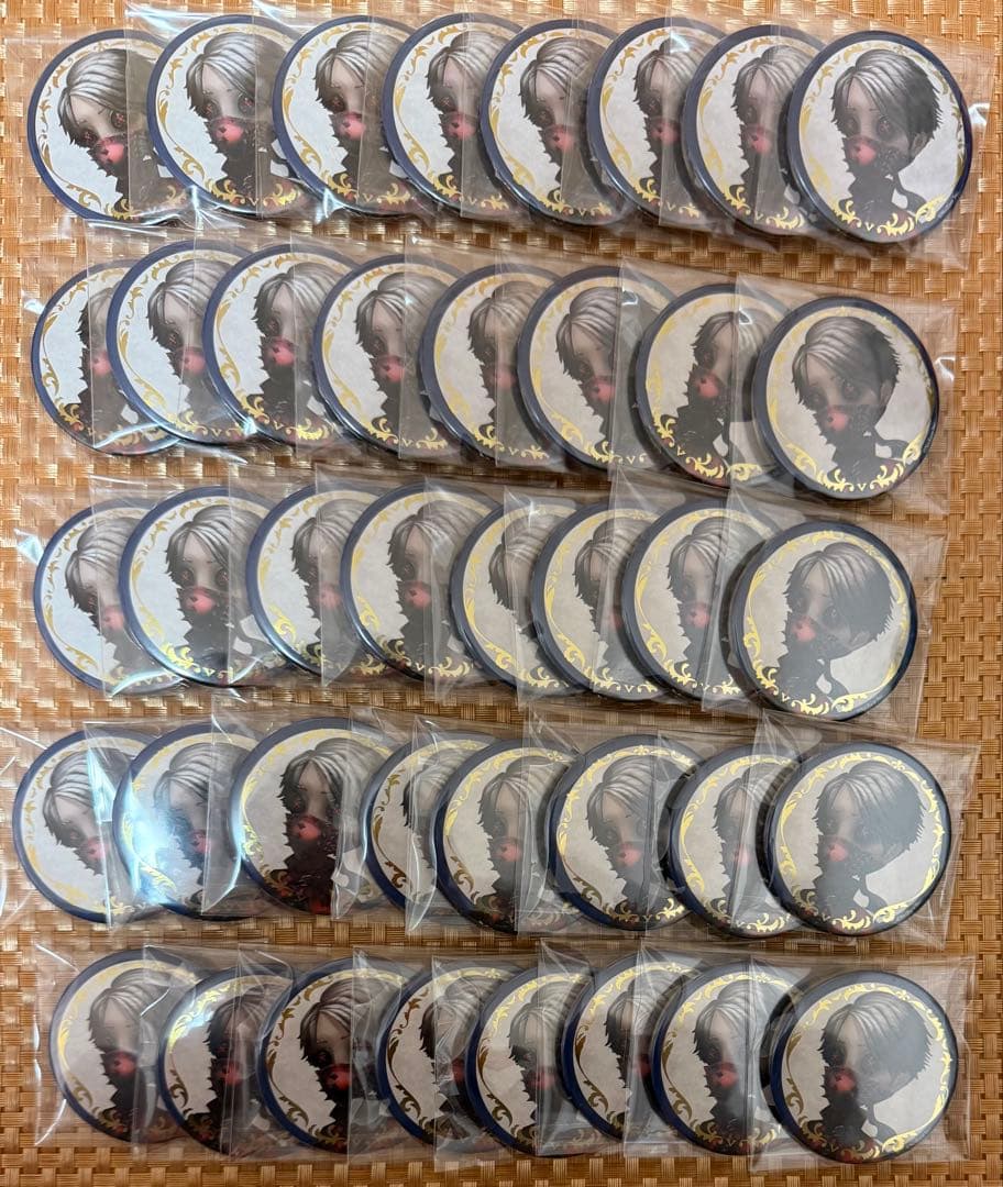 第五人格 設定画 ミュージアム 缶バッジ UR 納棺師 纏め売り 40点