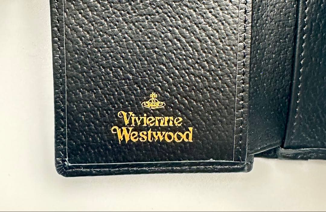 【最新✦新品】Vivienne Westwood 三つ折り財布 ブラック/黒