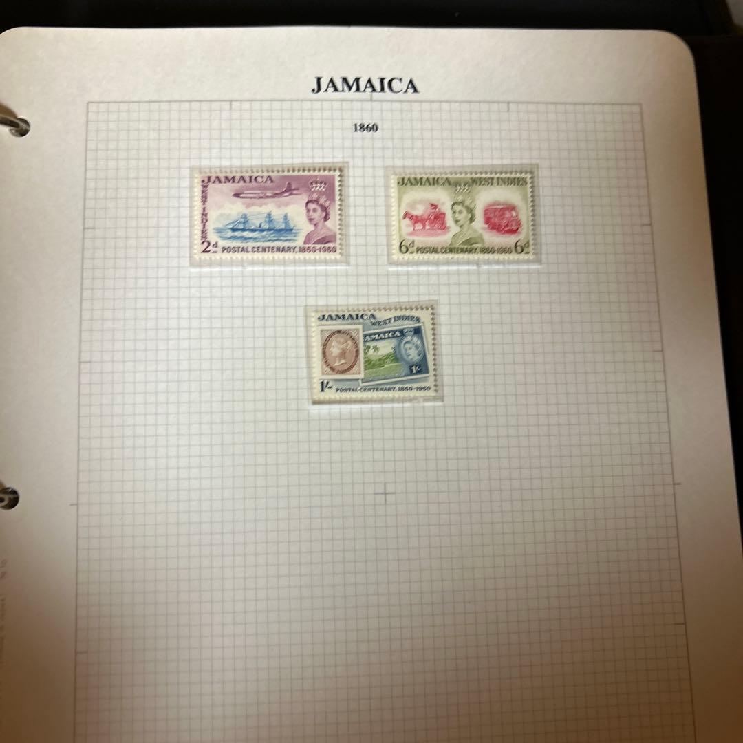 切手コレクション（グアテマラ・ガイアナ・ジャマイカ）