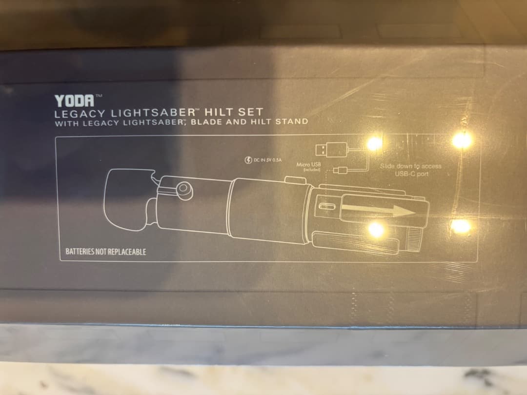 【未開封】Star Wars ヨーダ レガシーライトセーバー　ヒルトセット