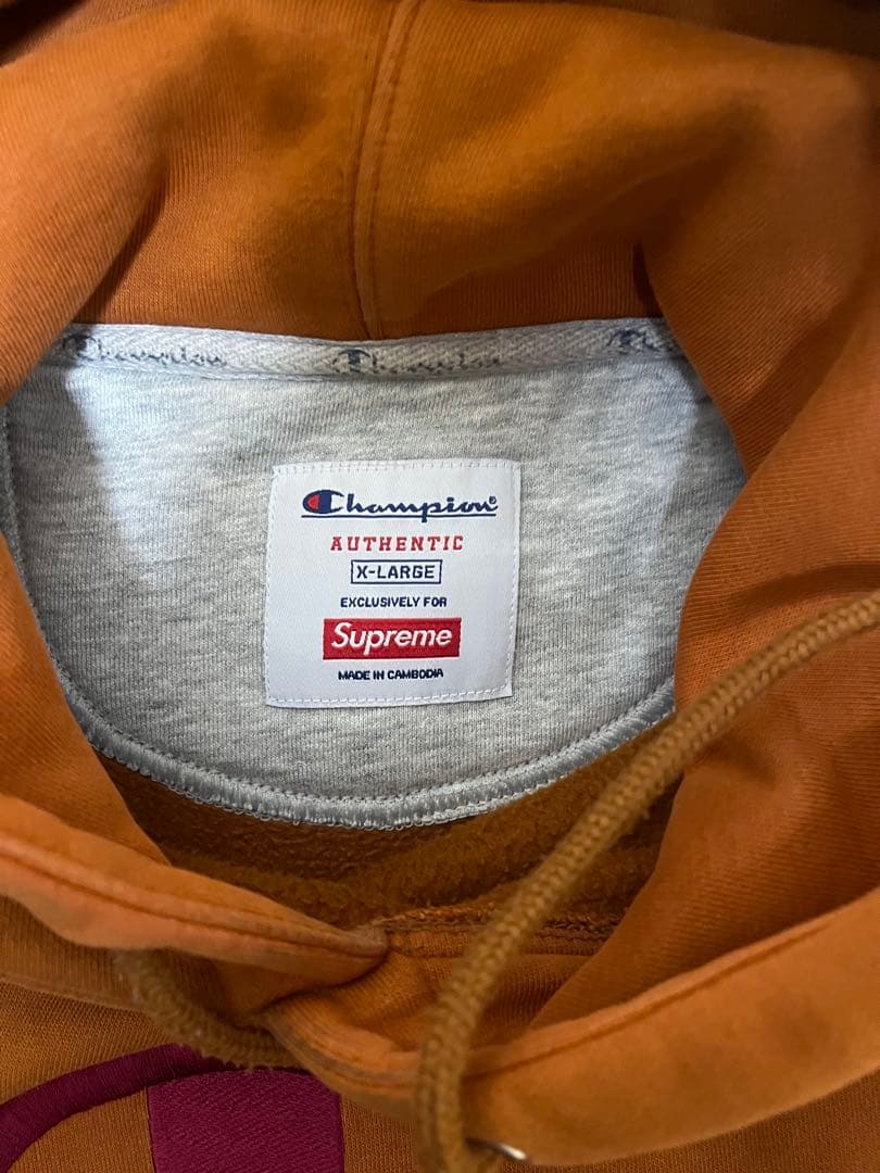 トップス supremeChampionStacked Hooded Sweatshirt