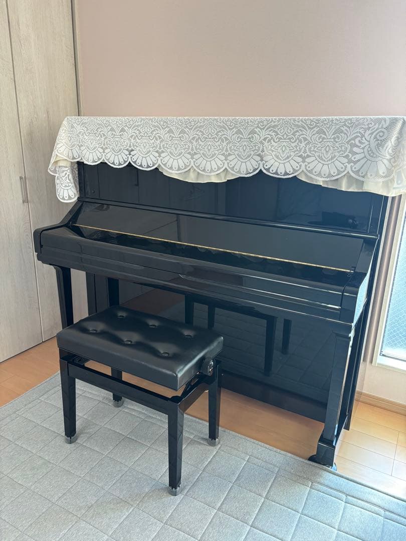 YAMAHAヤマハアップライトピアノ 黒 YU3