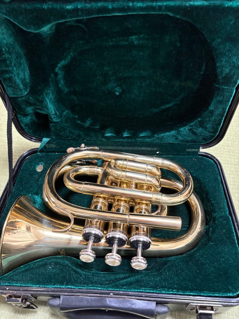 S*l様 ポケットトランペット ハードケース付き