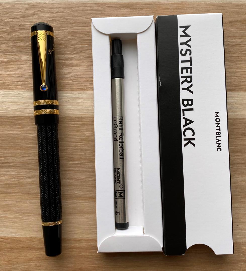 超美品 希少 モンブラン 限定品 作家シリーズ　ドストエフスキー ローラーボール
