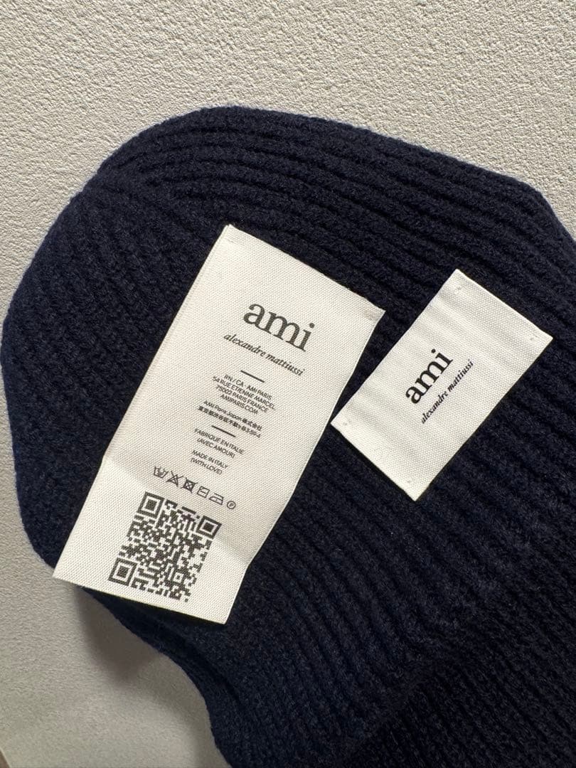 amiparis AmiParis アミパリ　ネイビー　ニット帽