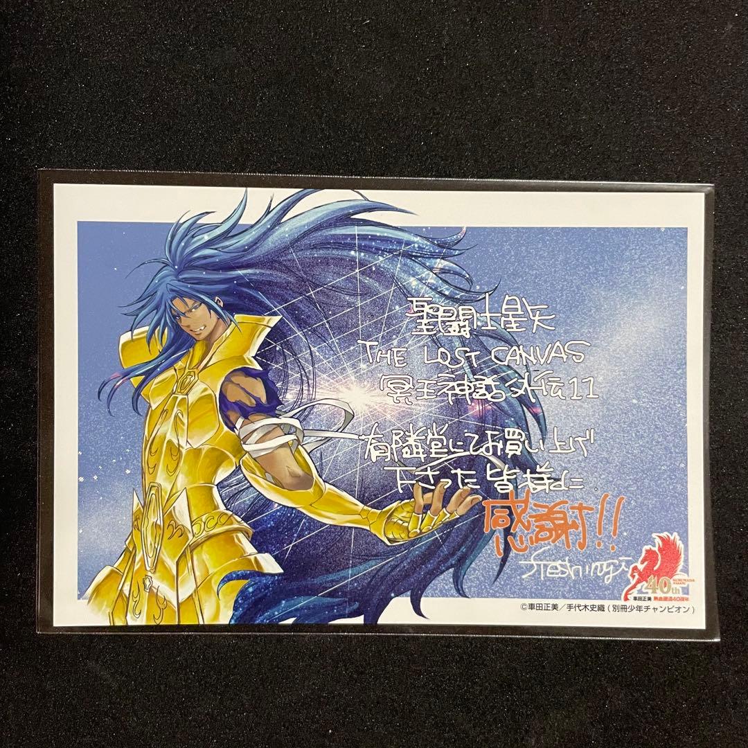 聖闘士星矢 冥王神話外伝［11 巻］有隣堂特典 ポストカード 非売品 手代木史織