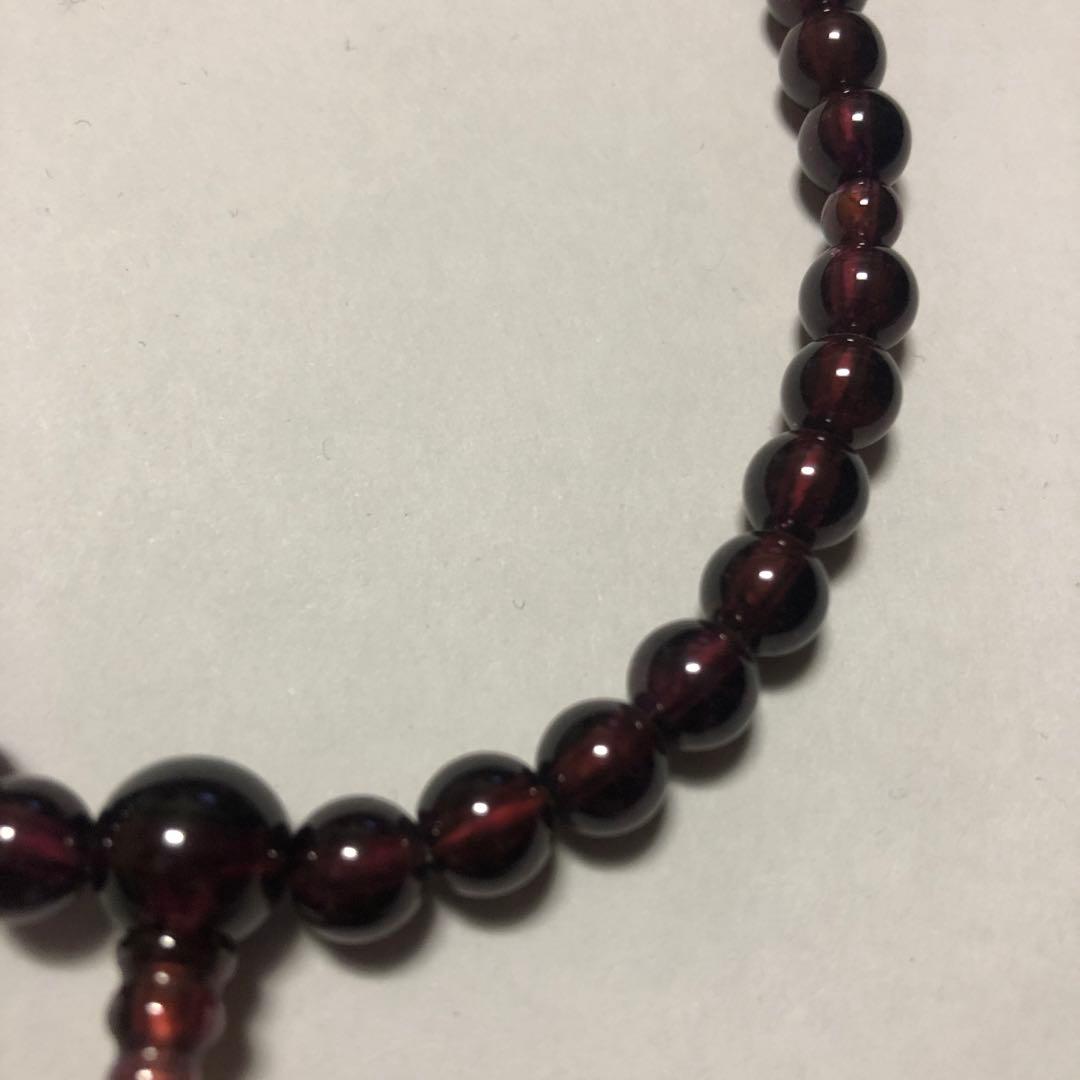 ガーネット　念珠