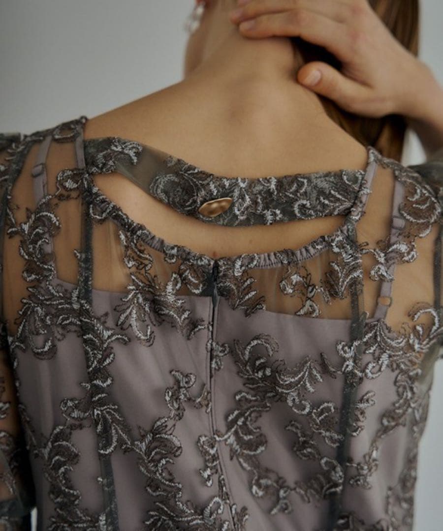 スーツ・フォーマル・ドレス LERURE Original paisley patterndress