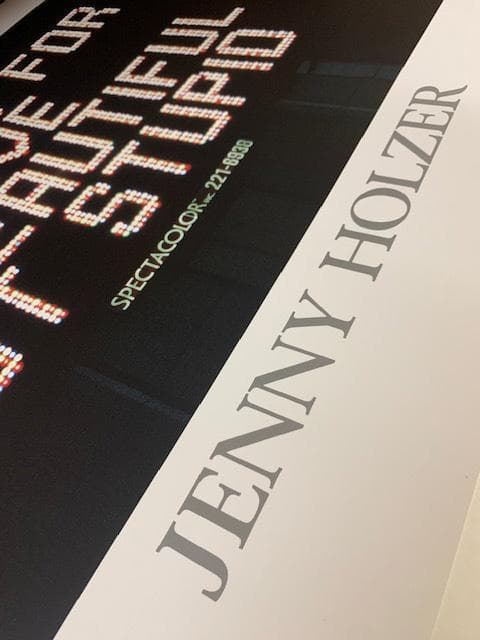 額装品/ジェニー・ホルツァー Times Spuare Jenny Holzer