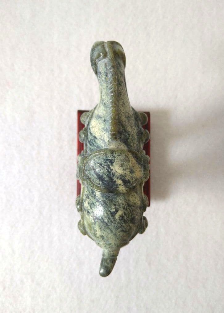 馬 石彫刻 中国 天然石 オブジェ アンティーク