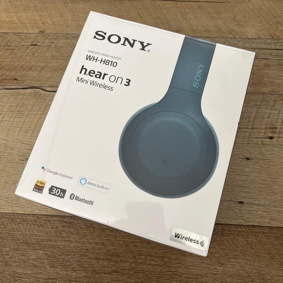 SONY WH-H810 ワイヤレスヘッドホン ブルー
