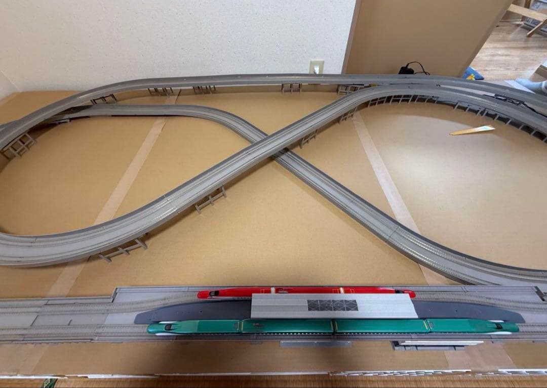 【現品限り】TOMIX 複線スラブレール、駅、E5系E6系