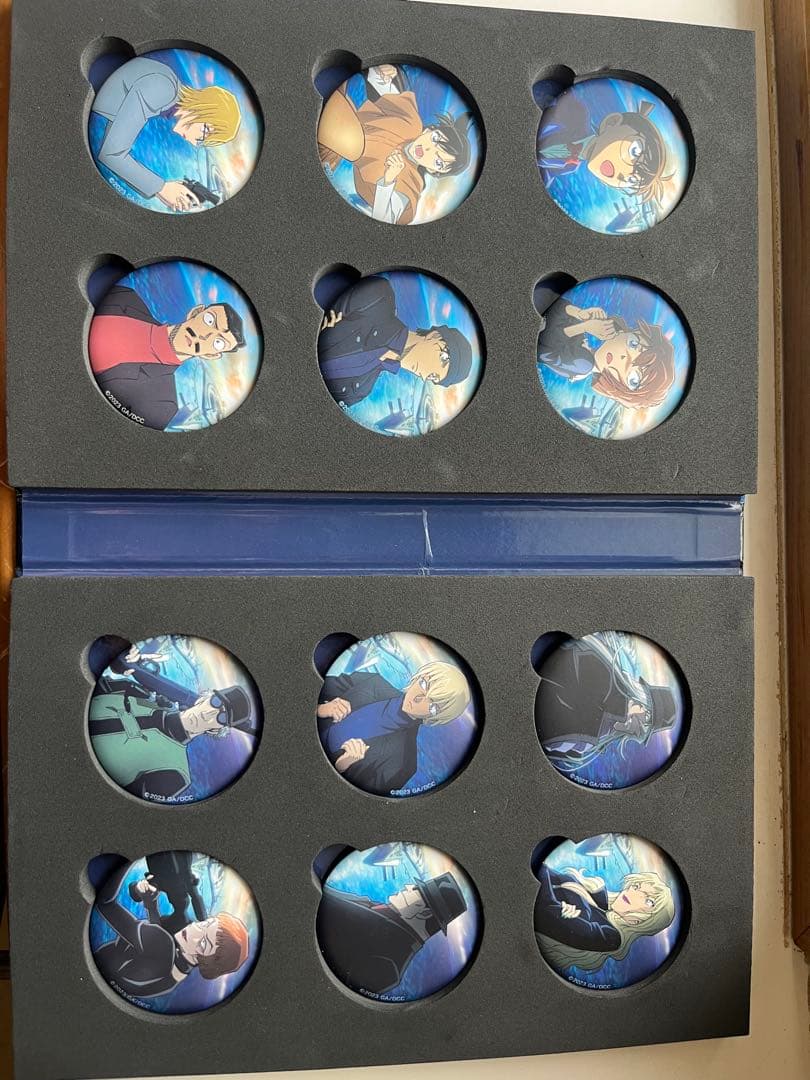 最安値 名探偵コナン 黒鉄の魚影 缶バッジ セブンネット限定