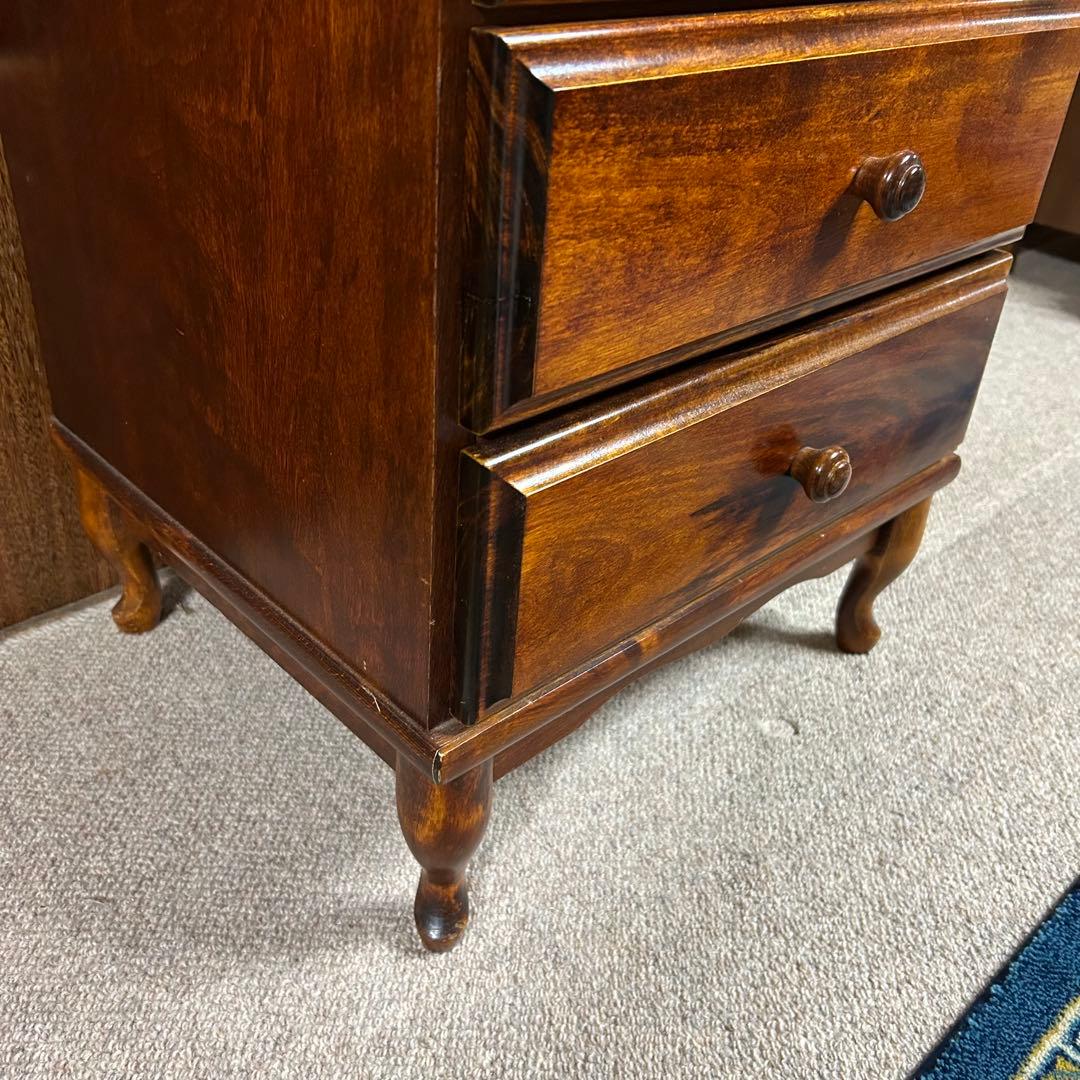 【美品】 猫脚 8段 チェスト