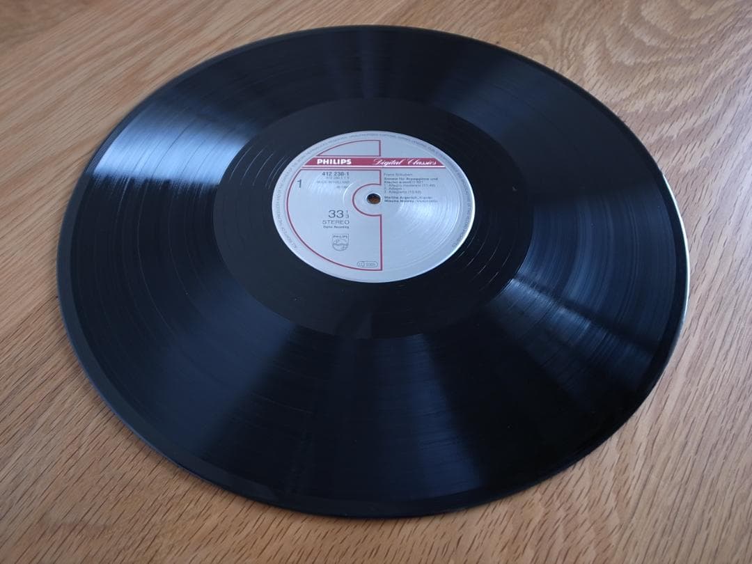 アルゲリッチ＆マイスキー / シューベルト : アルペジオーネ・ソナタ LP