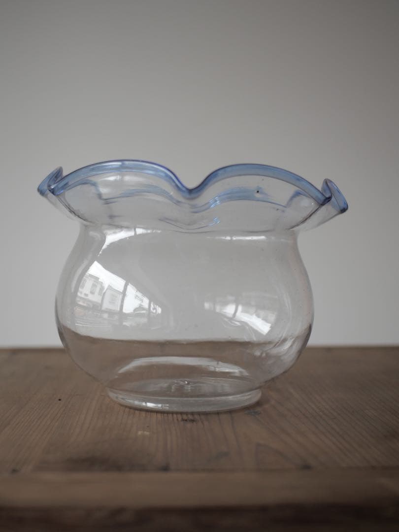 金魚鉢　鉢　ガラス　ディスプレイ　花器　古家具　古道具　アンティーク　昭和レトロ