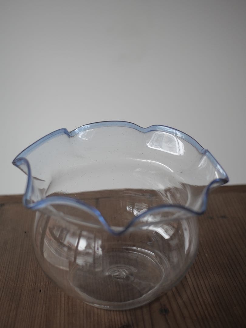 金魚鉢　鉢　ガラス　ディスプレイ　花器　古家具　古道具　アンティーク　昭和レトロ