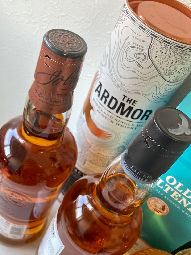 グレンリベット12年 オールドプルトニー アードモアレガシー デュワーズ12年