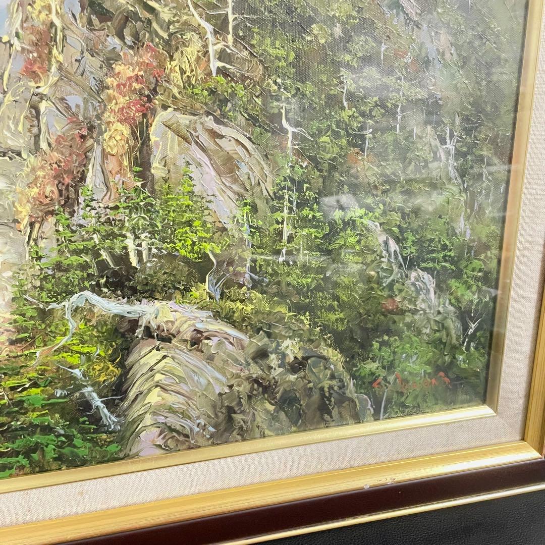 【値下げOK】中野治郎 油絵 肉筆画 額装 絵画