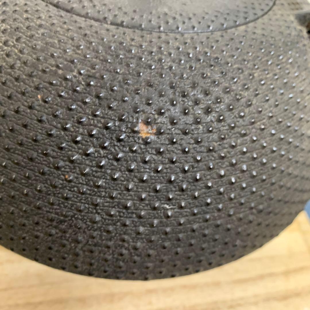 未使用品　南部藩御用鋳物師　１６代鈴木盛久(成郎)作 鉄瓶