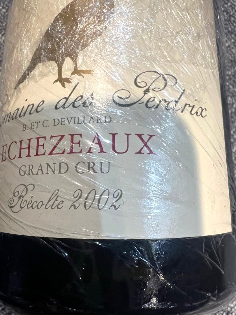 【年末セール】2002 エシェゾー グランクリュ/ドメーヌデ ベルドリ