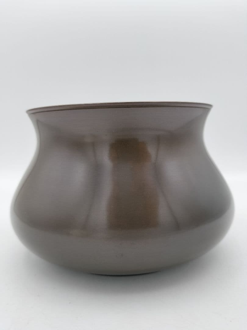 b977 建水 唐銅 えふご 般若勘渓 木箱 茶道具 古物