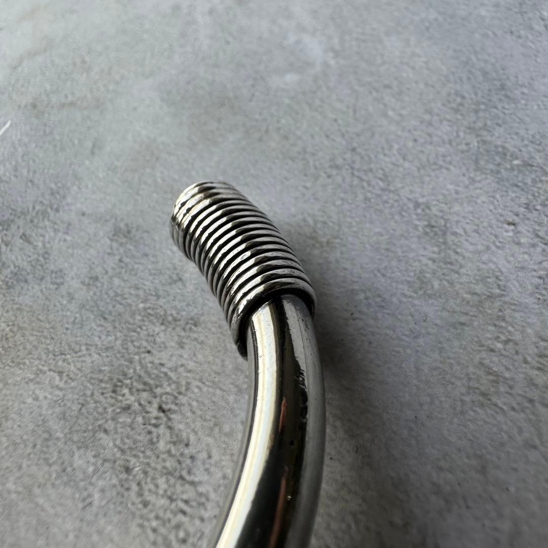 ヴィンテージ ヘビーモダニストブレスレット シルバー925 メキシコ製