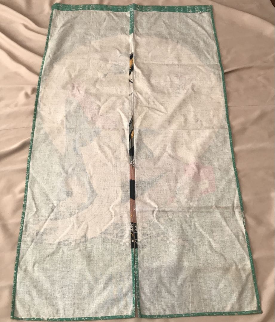 鳥文斎栄之　青楼美人六歌仙　越前屋唐士　手刷浮世絵 のれん 暖簾