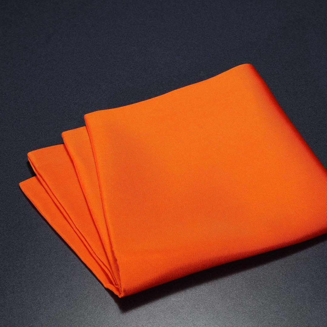 【茶道具】帛紗　朱　平安翔苑　美品　紙箱　R1658