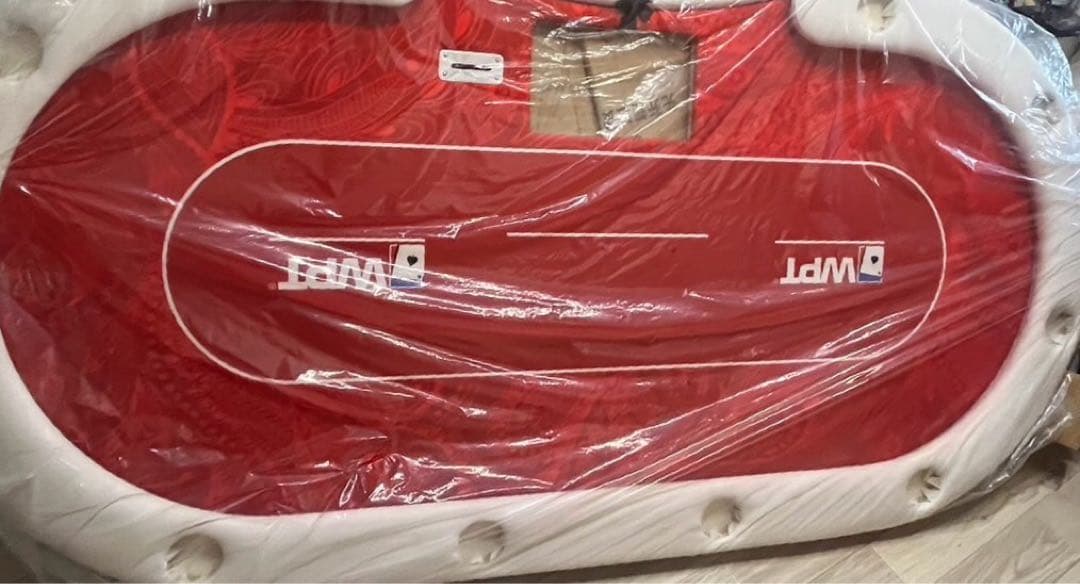 新品未使用 LEDポーカーテーブル　WPTブラックデザイン 　カジノテーブル