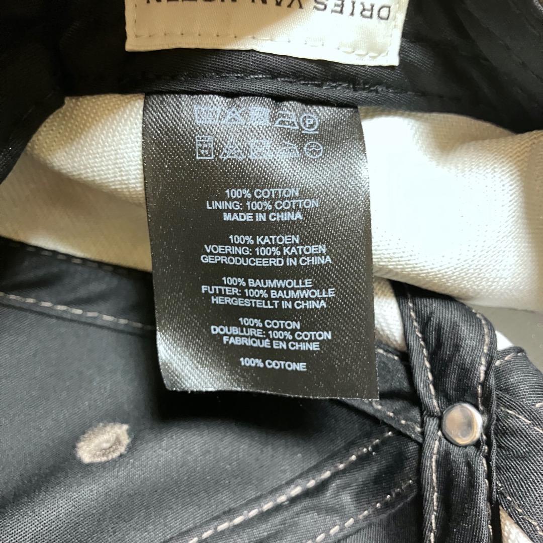 新品 24ss DRIES VAN NOTEN 帽子 パネルキャップ 16510