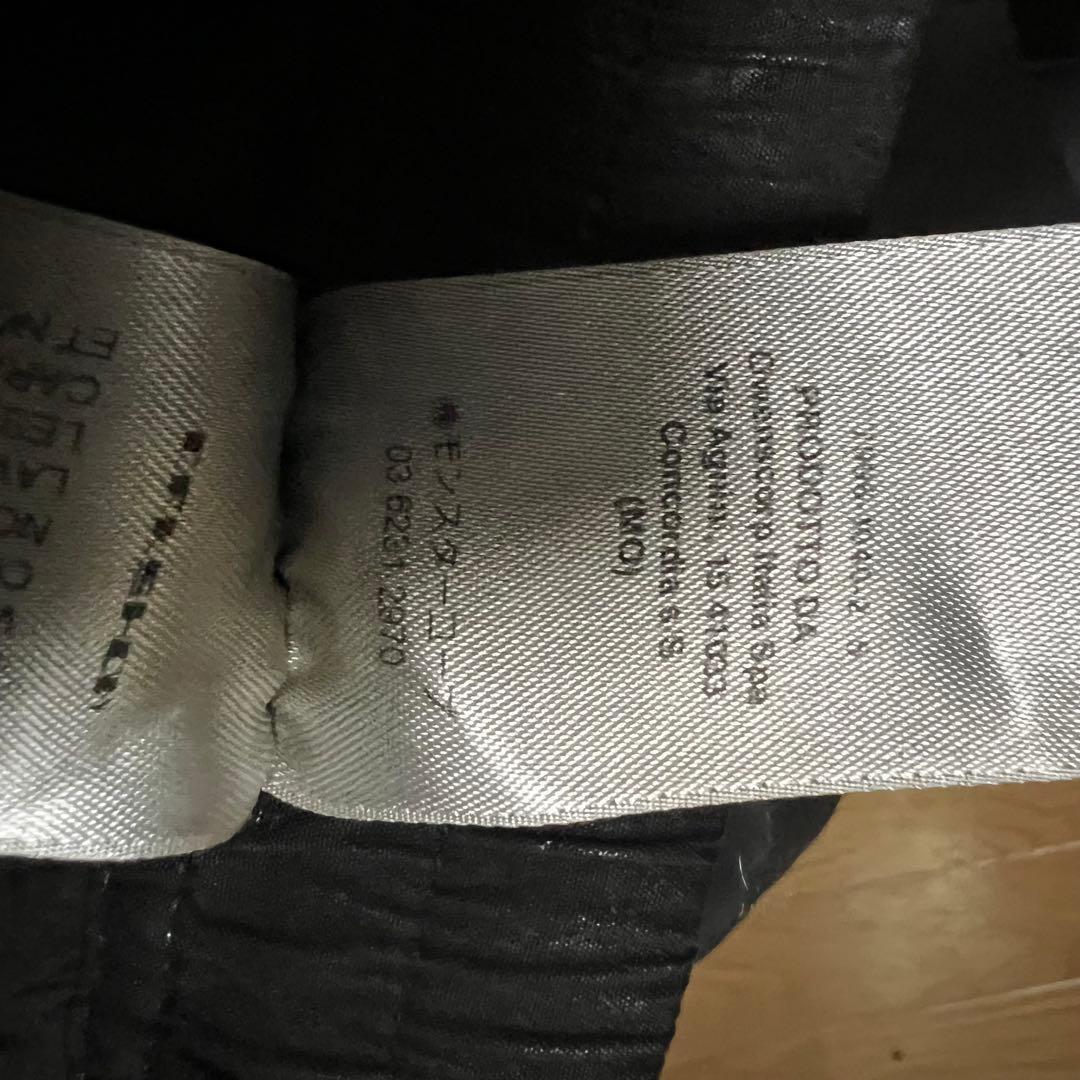 17SS リックオウエンス　ダークシャドウ　BLACK WAX サイズXS