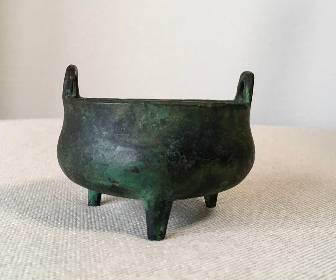 香炉　大明宣德年製 銅香炉 中国古玩